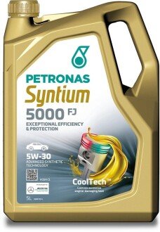 70542M12EU Масло SYNTIUM 5000 FJ 5W-30 SN (5L) PETRONAS підбір по vin на Brocar