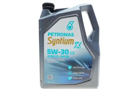 71004M12EU Масло SYNTIUM X 5W-30 C3 (5L) PETRONAS підбір по vin на Brocar