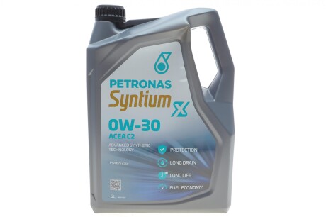 70981M12EU Масло SYNTIUM X 0W-30 C2 (5L) PETRONAS підбір по vin на Brocar
