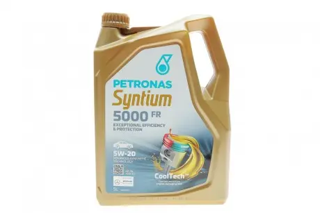 70265M12EU Олива моторна SYNTIUM 5000 FR 5W-20 SN (5L) PETRONAS підбір по vin на Brocar