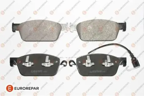1639375480 Колодки гальмівні дискові (комплект 4 шт) EUROREPAR подбор по vin на Brocar