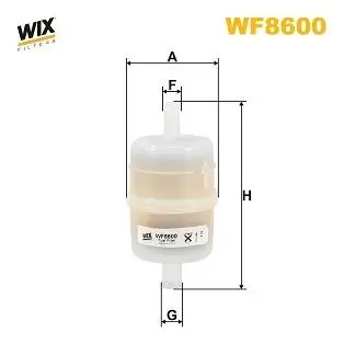 WF8600 Фільтр повітряний, компресор - підсмоктування повітря (вир-во WIX-FILTERS) WIX FILTERS підбір по vin на Brocar