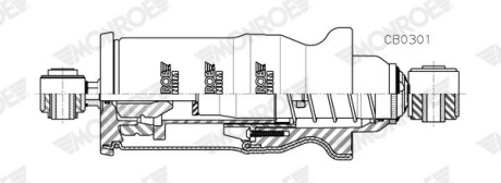 CB0301 Амортизатор кабіни MONROE подбор по vin на Brocar