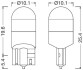 2845DWP02B Лампа W5W OSRAM підбір по vin на Brocar