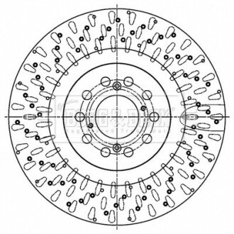BBD6184S Гальмiвнi диски BORG&BECK подбор по vin на Brocar
