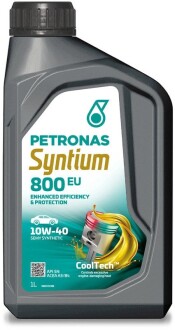 70732E18EU Олива моторна SYNTIUM 800 EU 10W-40 SN (1L) PETRONAS підбір по vin на Brocar