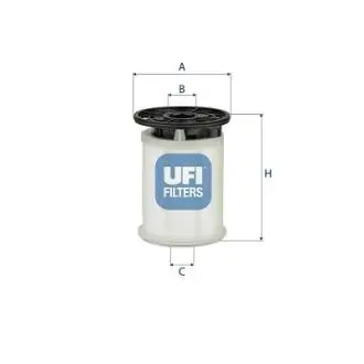 26H2O06 Фільтр паливний UFI подбор по vin на Brocar