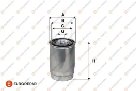1694147080 ФІЛЬТР ПАДТВН. ДИЗЕЛЬ EUROREPAR підбір по vin на Brocar