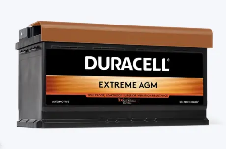 DE95AGM Аккумулятор Duracell Extreme AGM Start-Stop DE95AGM 95Ah 850A R+ DURACELL підбір по vin на Brocar