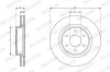 DDF3061C Диск гальмівний FERODO підбір по vin на Brocar