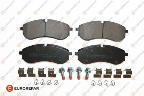 1689800980 КОЛОДКИ ГАЛЬМ. ЗАДН. EUROREPAR підбір по vin на Brocar