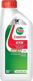 15F8FE Олива моторна Castrol GTX 10W-40 A3/B4 (Каністра 1л) CASTROL підбір по vin на Brocar