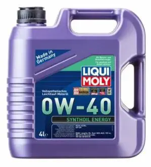 2451 ОЛИВА МОТОРНА SYNTHOIL ENERGY 0W-40 4Л LIQUI MOLY підбір по vin на Brocar