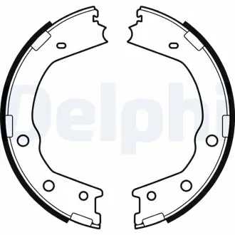 LS2067 Колодки гальмівні барабанні (комплект 4 шт) DELPHI підбір по vin на Brocar