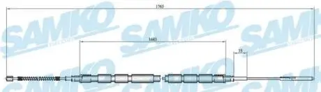 C0657B Трос зчеплення SAMKO підбір по vin на Brocar