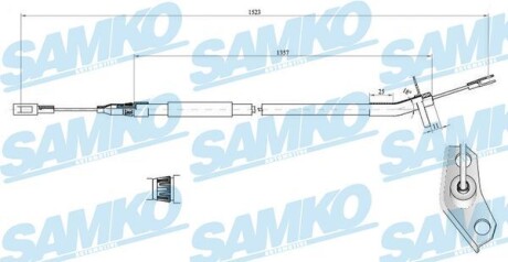 C0446B Трос зчеплення SAMKO підбір по vin на Brocar