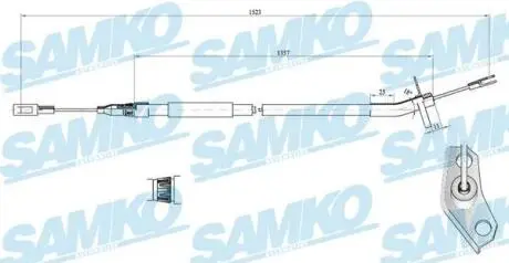 C0446B Трос зчеплення SAMKO подбор по vin на Brocar