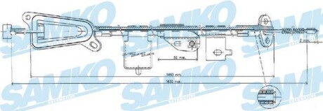 C0481B Трос зчеплення SAMKO підбір по vin на Brocar