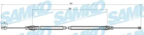 C0348B Трос зчеплення SAMKO підбір по vin на Brocar