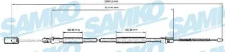 C0211B Трос зчеплення SAMKO подбор по vin на Brocar
