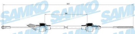 C0108C Трос зчеплення SAMKO підбір по vin на Brocar