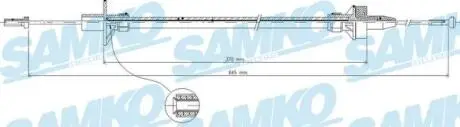 C0086C Трос зчеплення SAMKO підбір по vin на Brocar