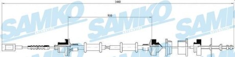 C0059C Трос зчеплення SAMKO подбор по vin на Brocar