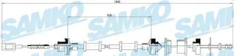 C0059C Трос зчеплення SAMKO підбір по vin на Brocar