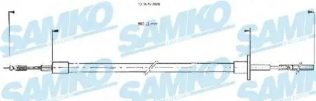 C0052C Трос зчеплення SAMKO підбір по vin на Brocar
