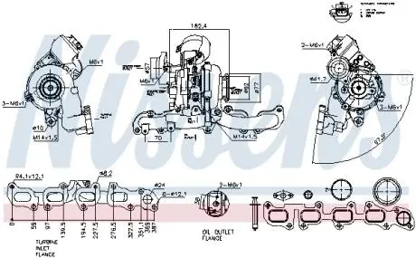 93547 Турбокомпресор First Fit NISSENS підбір по vin на Brocar