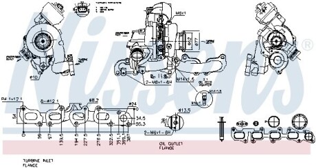 93546 Турбокомпресор First Fit NISSENS подбор по vin на Brocar