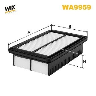 WA9959 Фільтр повітряний WIX FILTERS підбір по vin на Brocar