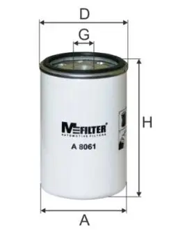A8061 Фільтр повітряний M-FILTER підбір по vin на Brocar