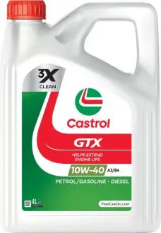 15F8FD Масло GTX ULTRACLEAN 10W-40 A3/B4 (4L) CASTROL подбор по vin на Brocar