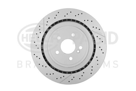 8DD355126871 Диск гальмівний PRO High Carbon перфорований; задн. HELLA підбір по vin на Brocar