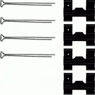 8DZ355206511 Комплект приладдя, накладка дискового гальма 8DZ HELLA подбор по vin на Brocar