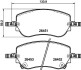 Комплект дискових гальмівних колодок 8DB355043861