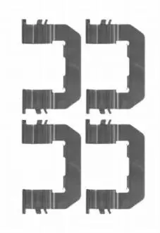 8DZ355203931 Ремкомплект гальмівних колодок HELLA подбор по vin на Brocar