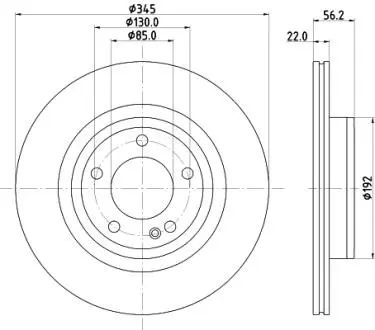 8DD355135171 Диск гальмівний HELLA підбір по vin на Brocar