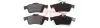 71585AAP Гальмівні колодки дискові зад. Opel Vectra C 01-/Renault Laguna II 02- APLUS підбір по vin на Brocar