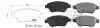 71151CAP Тормозные колодки дисковые перед. Fiat Stilo 01,04/Grande Punto/Doblo 05/Bravo -07 APLUS підбір по vin на Brocar