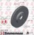400557830 Диск гальмівний FORMULA S ZIMMERMANN підбір по vin на Brocar