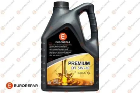1690687680 Моторна олива EUROREPAR PREMIUM D1 5W-30, 5л EUROREPAR подбор по vin на Brocar