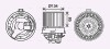 Вентилятор обігрівача салону Renault Logan (12-), Sandero (12-) (RT8635) AVA RT8635