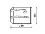 MT6260 Радіатор обігрівача салону Mitsubishi L200 (96-07) (MT6260) AVA AVA COOLING підбір по vin на Brocar