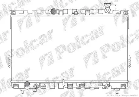 4050082K Радіатори охолодження POLCAR підбір по vin на Brocar