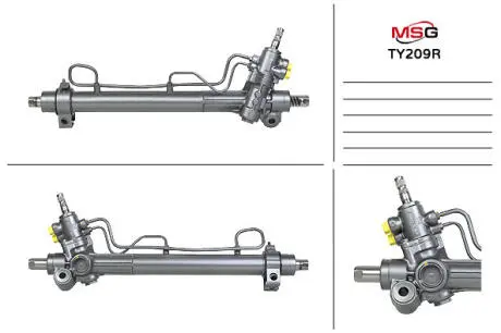 TY209R Рульова рейка з ГУР відновлена Lexus ES 01-06 MSG подбор по vin на Brocar