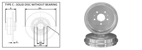 61787AP Барабан гальмівний зад. Ford Focus II 04-/ C-Max 03-/Volvo S40/V50 04- (278 X 25) APLUS купити з гарантією на Brocar 61787AP Барабан гальмівний зад. Ford Focus II 04-/ C-Max 03-/Volvo S40/V50 04- (278 X 25) APLUS підбір по vin на Brocar