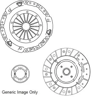 CK10233 Комплект зчеплення HYUNDAI i40 11-19 (236mm) NATIONAL подбор по vin на Brocar