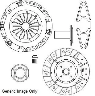 CK10036 Комплект зчеплення MINI 06-10 (228mm) NATIONAL підбір по vin на Brocar